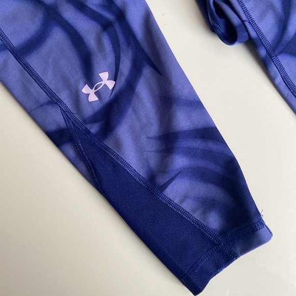 Girls Under Armour Fitted Heat Gear Leggings NWT - Picture 2 of 8